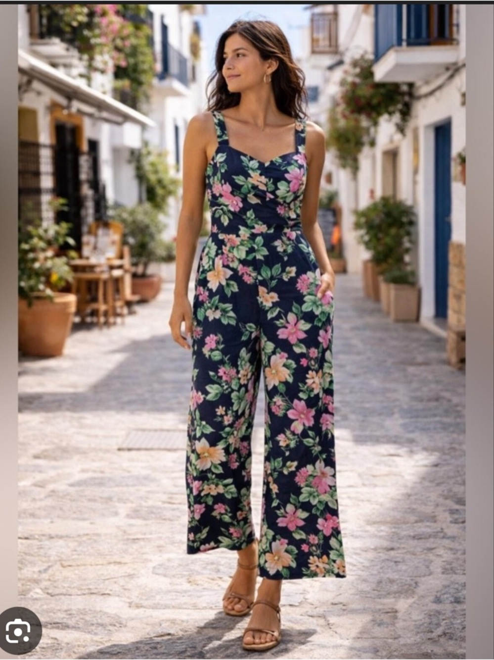 Old Navy Floral Jumpsuit